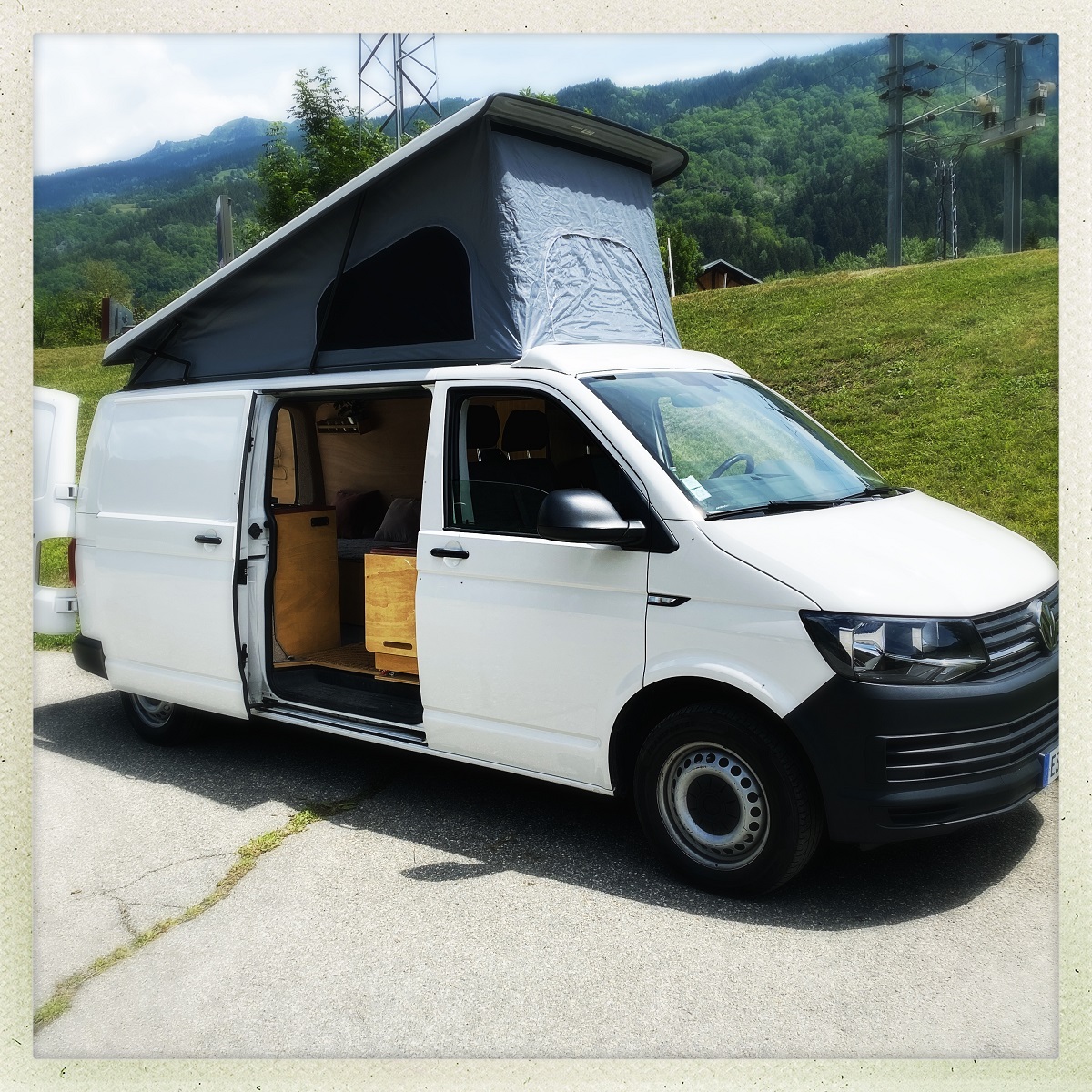 van trotteur aménagement volkswagen transporter vw t6